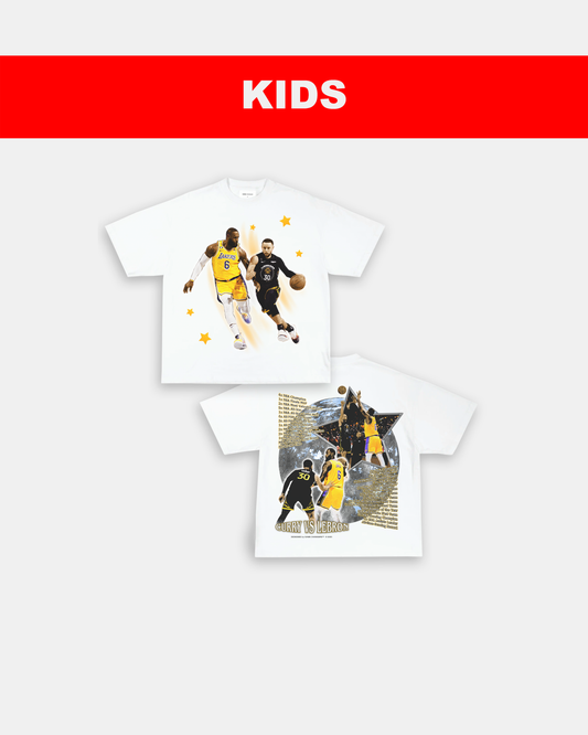CURRY VS LEBRON - KIDS TEE - [DS]