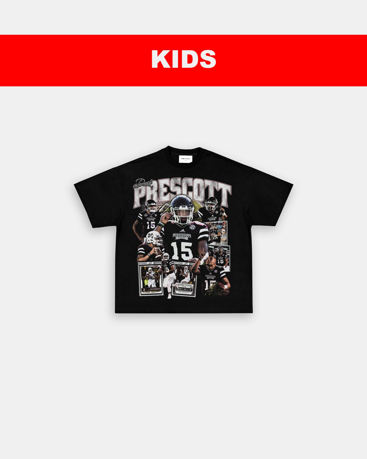 DAK PRESCOTT - MISSISSIPPI - KIDS TEE