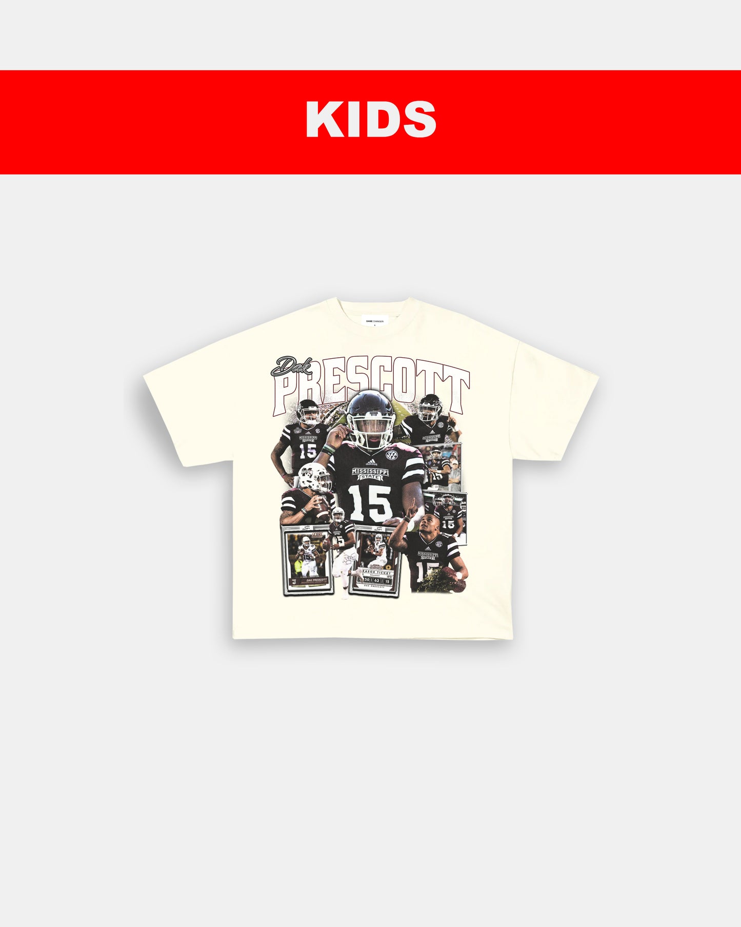 DAK PRESCOTT - MISSISSIPPI - KIDS TEE