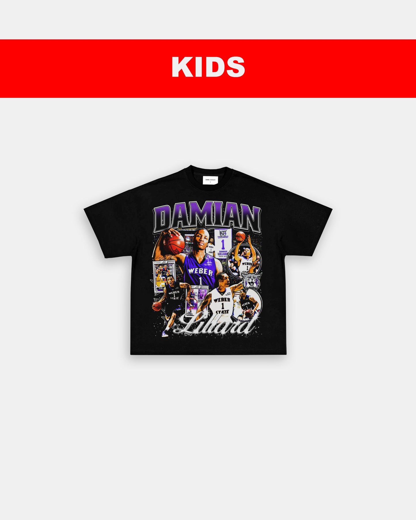 DAMIAN LILLARD - WEBER ST - KIDS TEE
