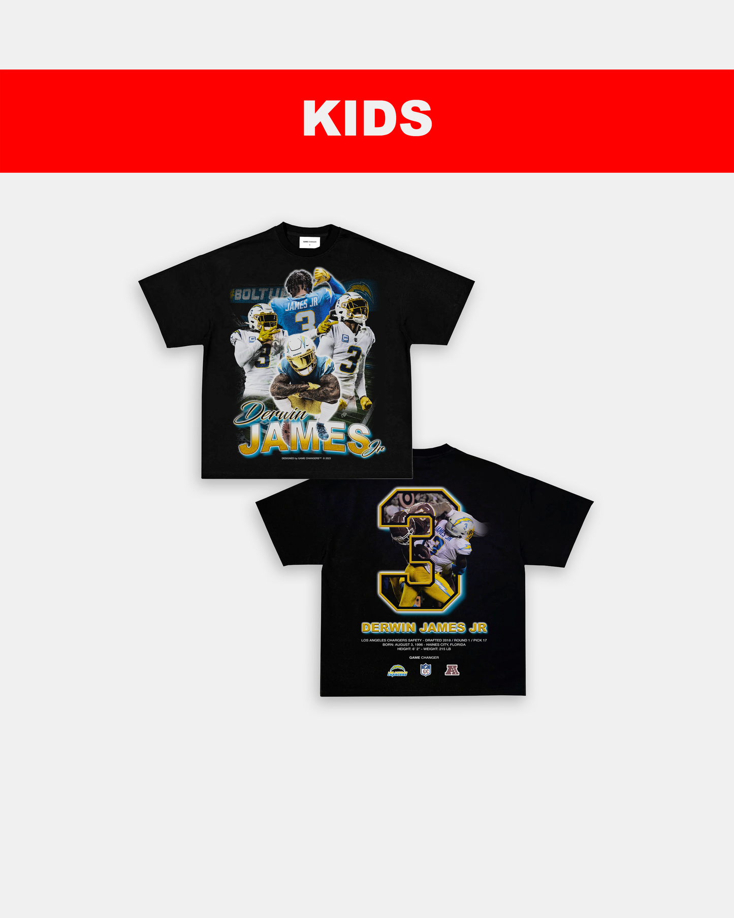 DERWIN JAMES - KIDS TEE [DS]