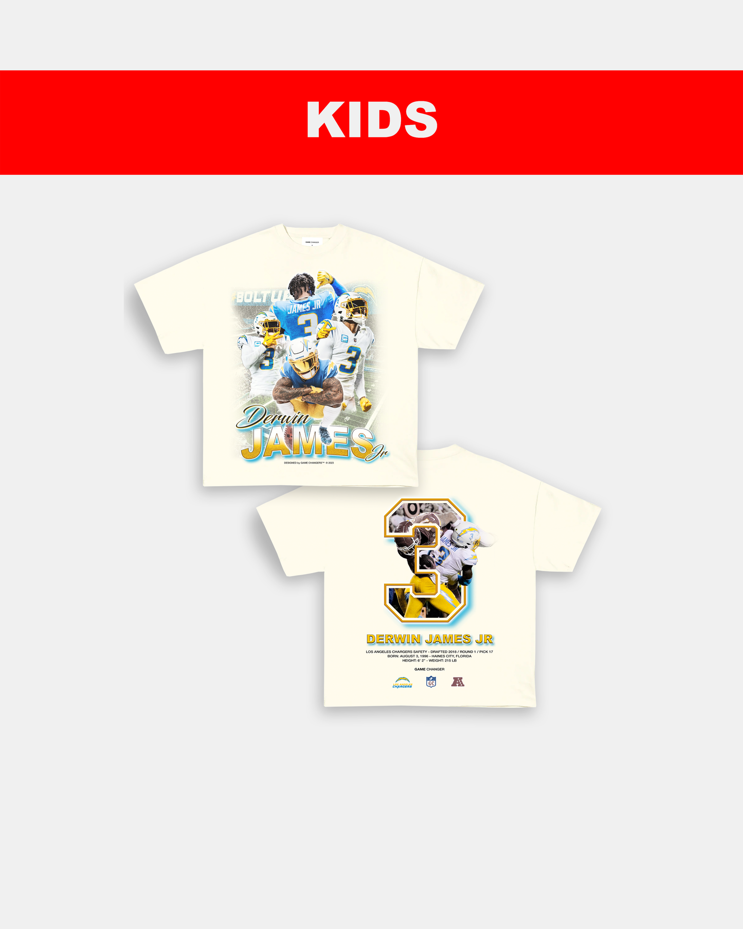 DERWIN JAMES - KIDS TEE [DS]