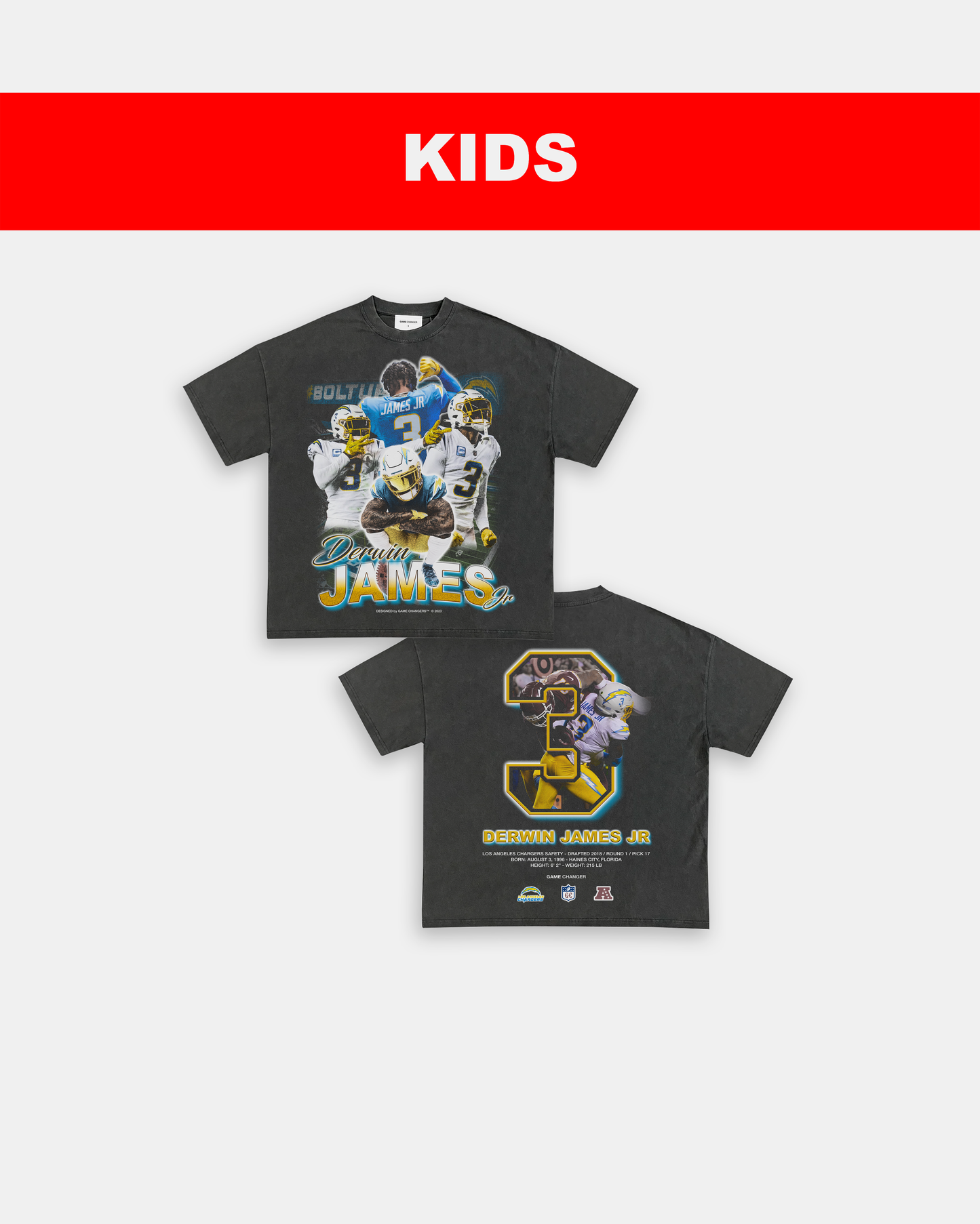 DERWIN JAMES - KIDS TEE [DS]