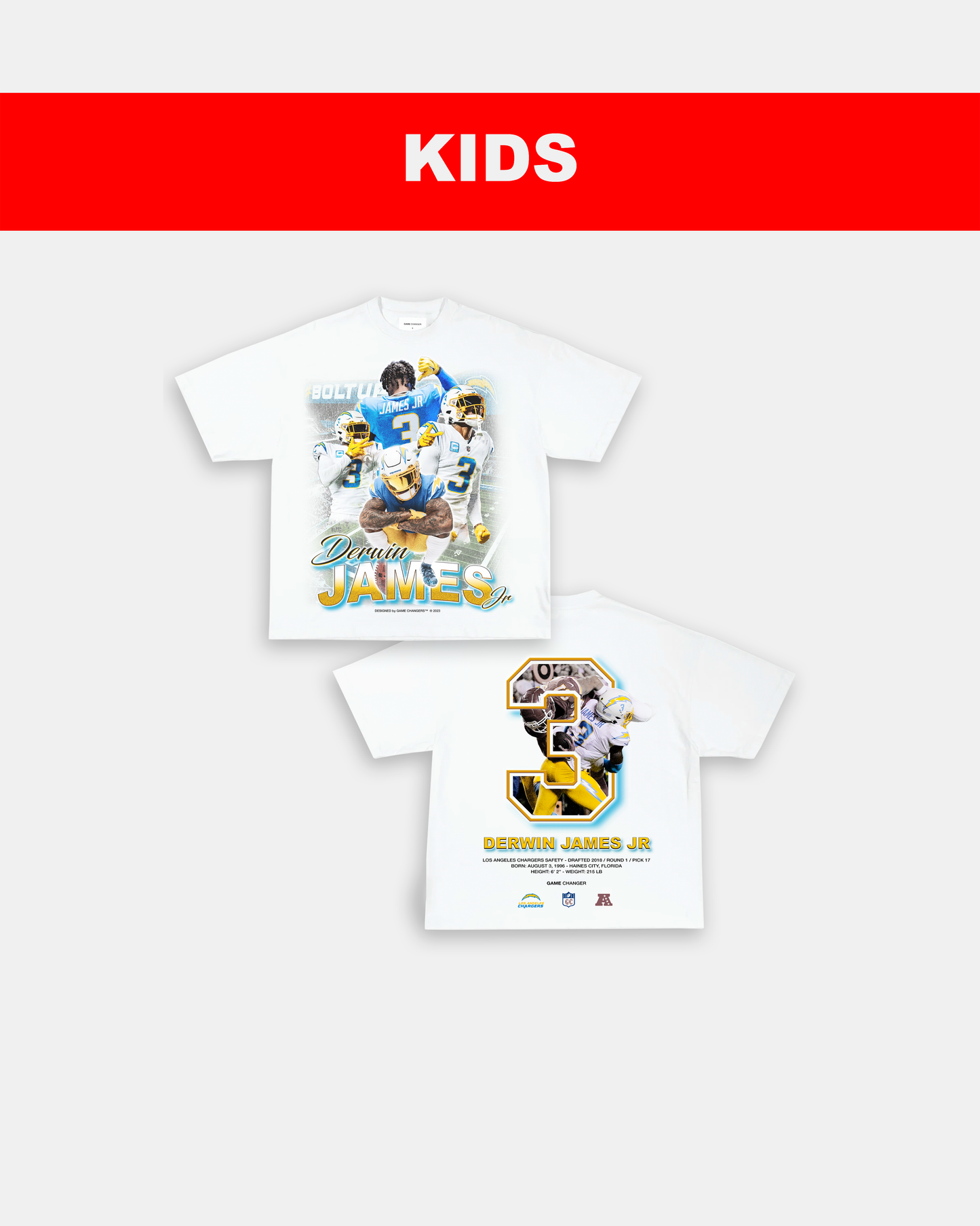 DERWIN JAMES - KIDS TEE [DS]