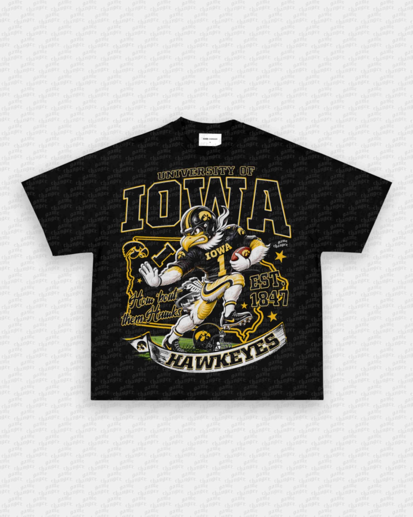 IOWA FOOTBALL TEE
