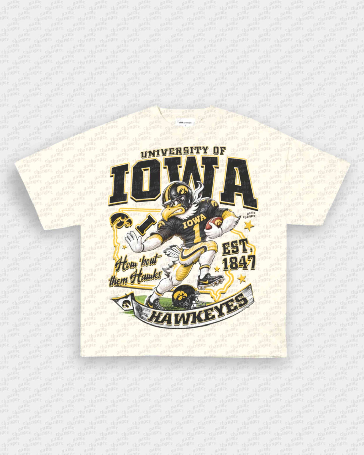 IOWA FOOTBALL TEE