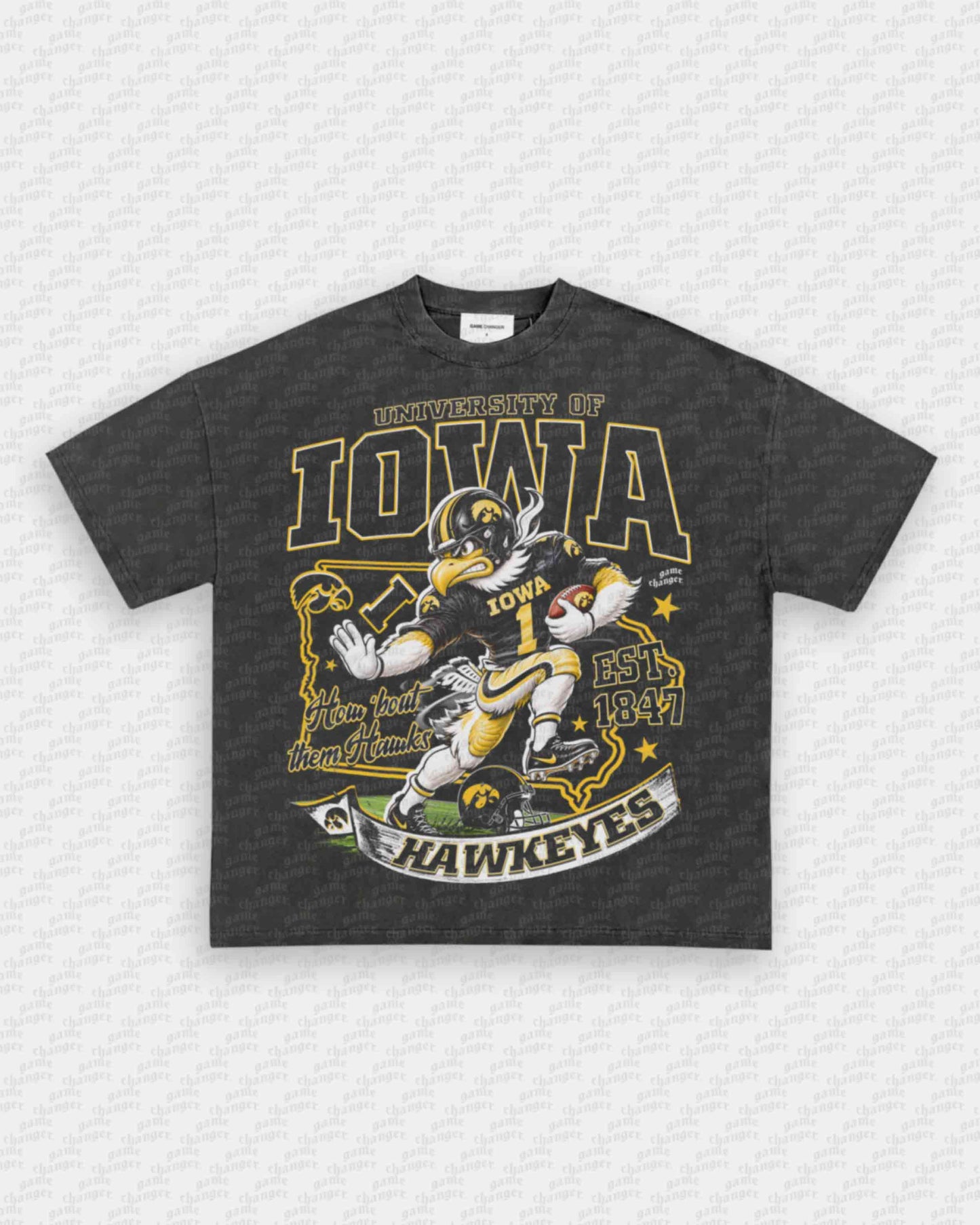 IOWA FOOTBALL TEE