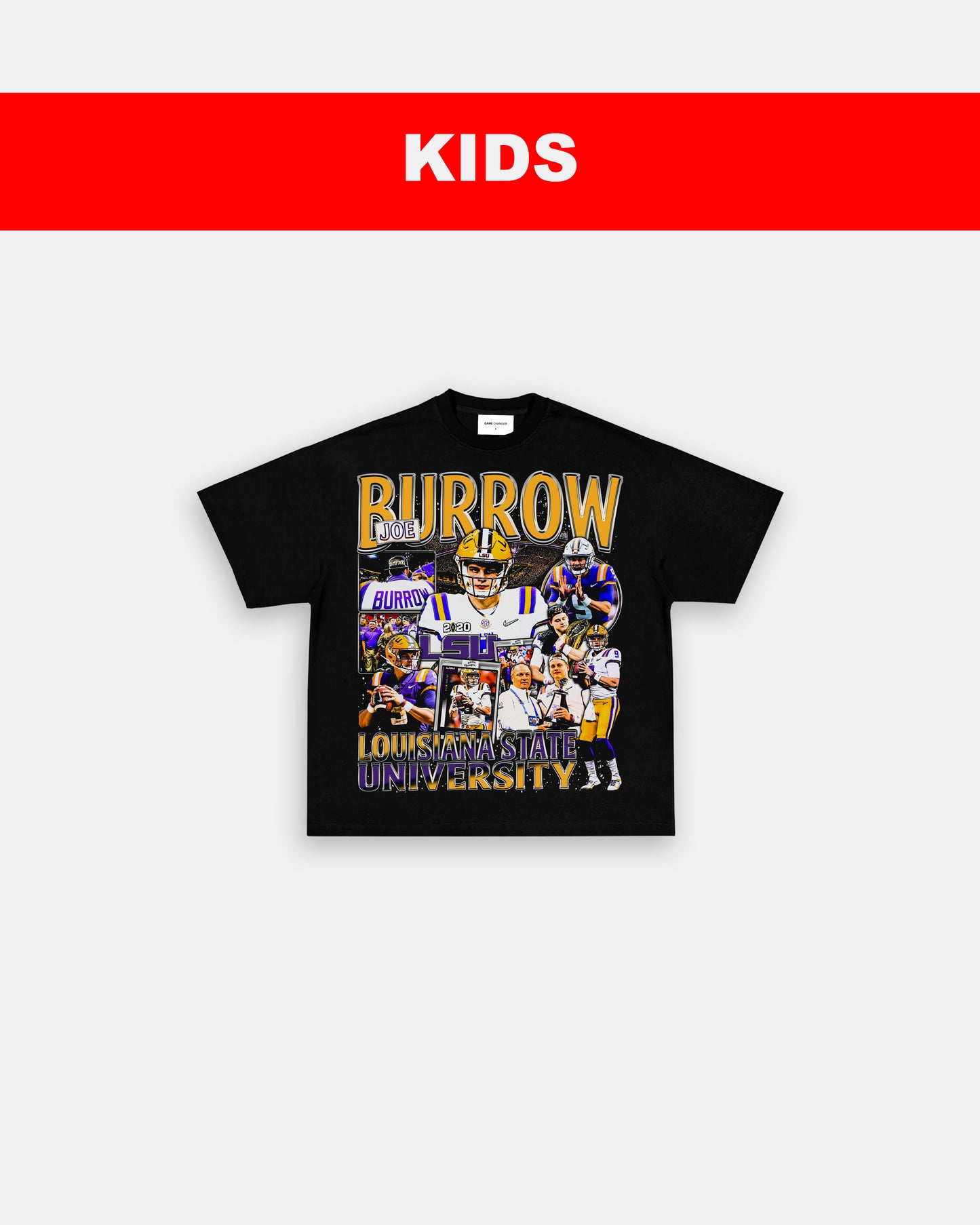 JOE BURROW - LSU - KIDS TEE