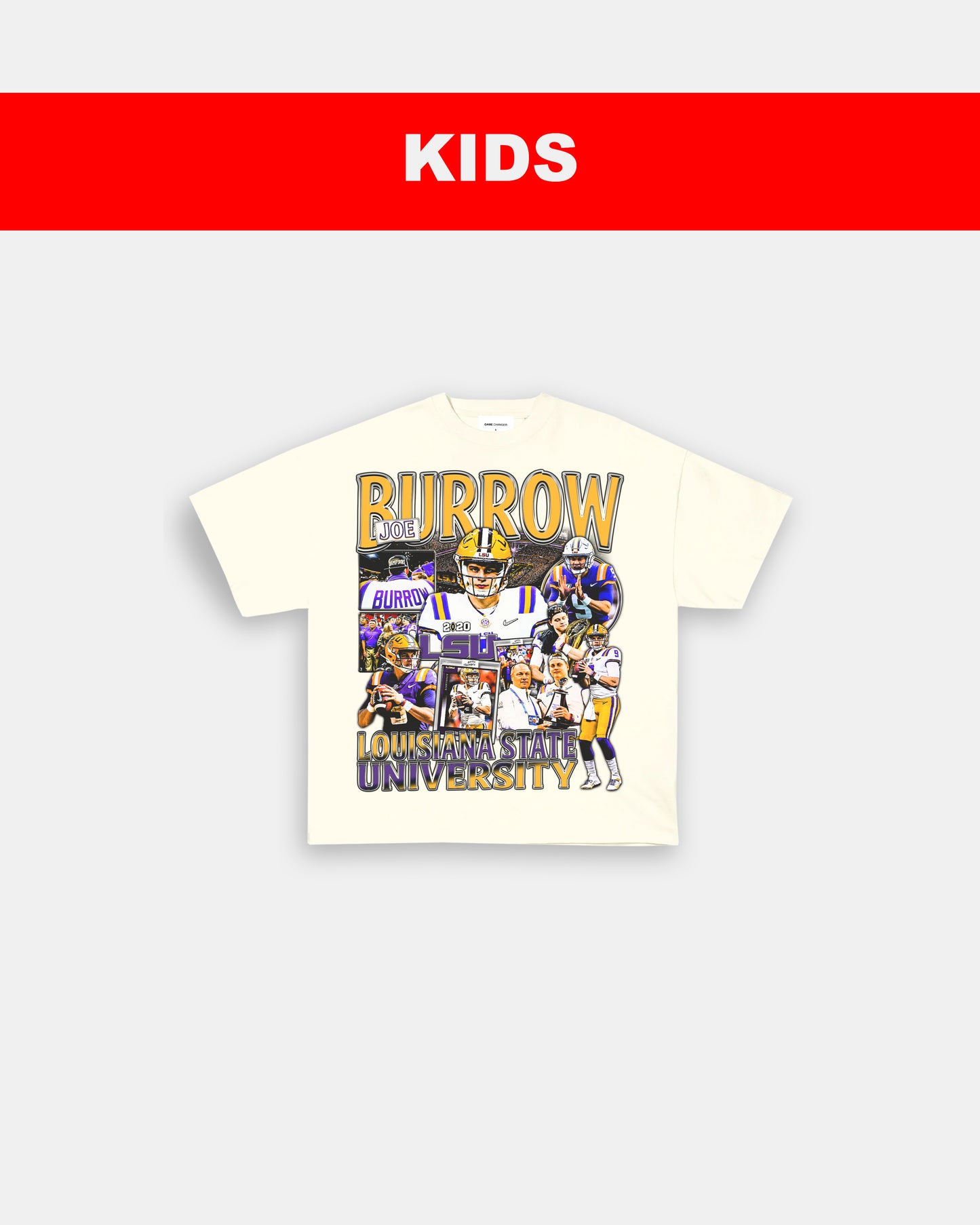 JOE BURROW - LSU - KIDS TEE