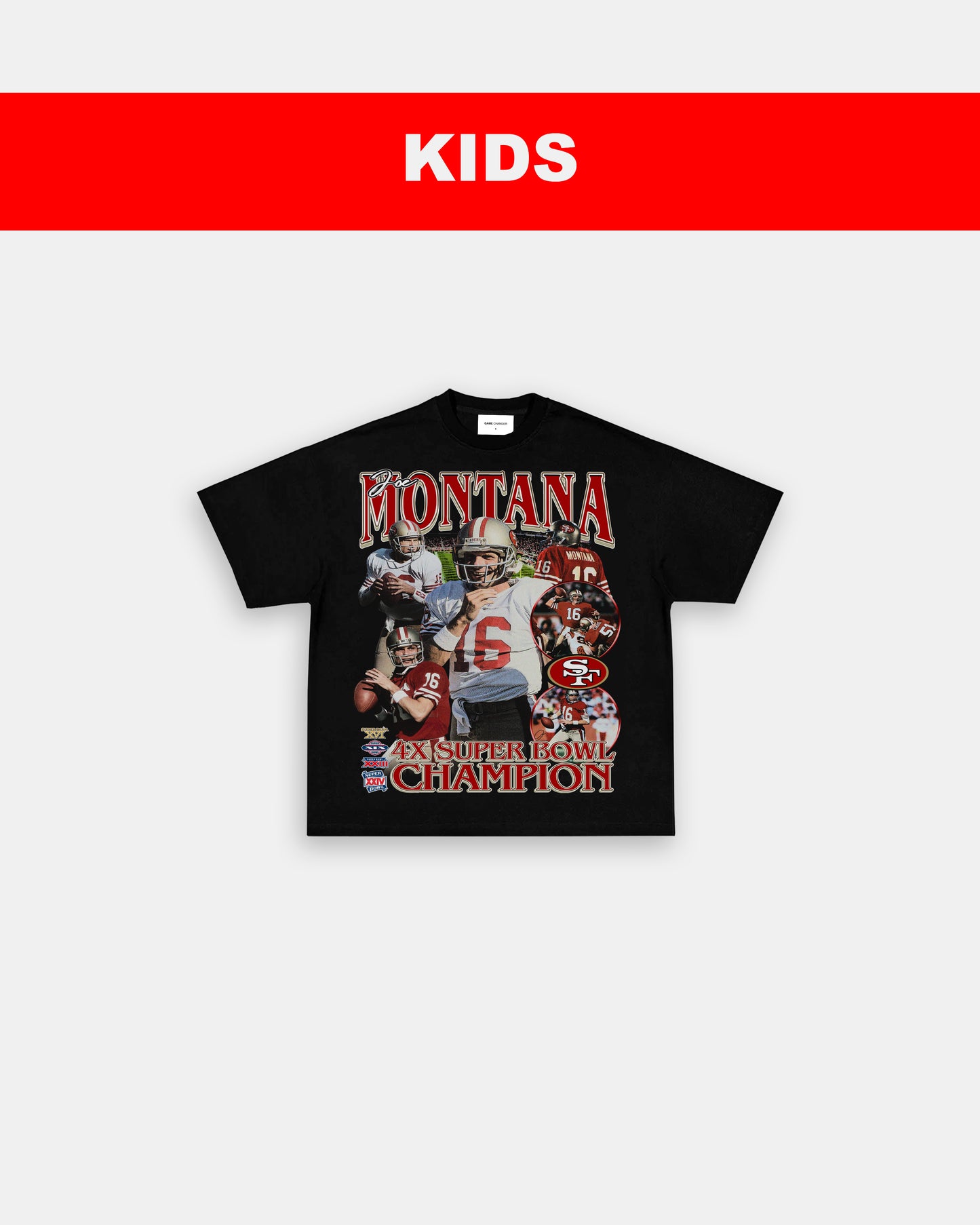 JOE MONTANA - KIDS TEE