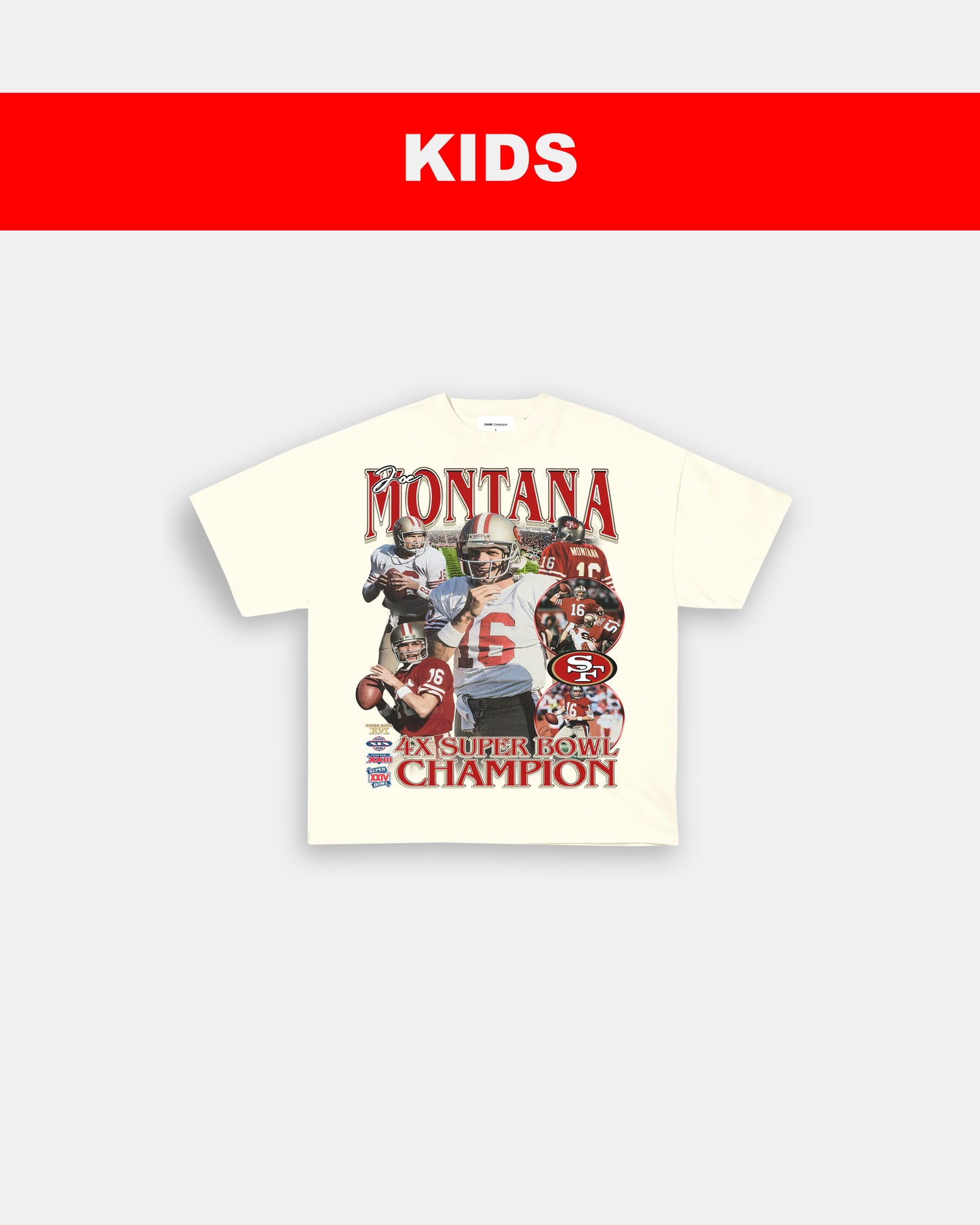 JOE MONTANA - KIDS TEE