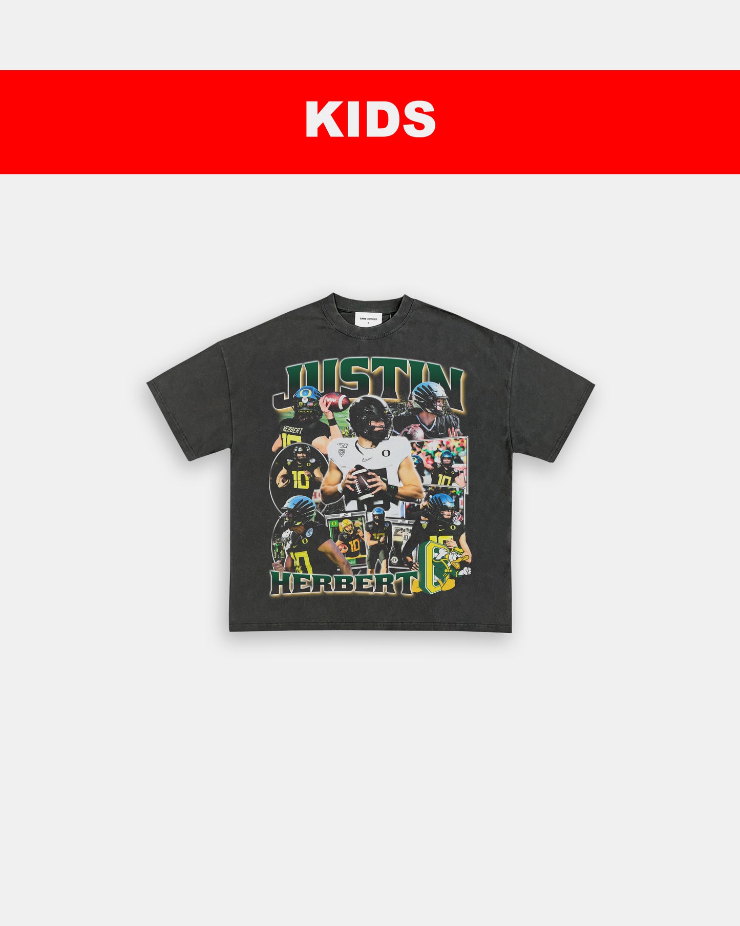 JUSTIN HERBERT - OREGON - KIDS TEE