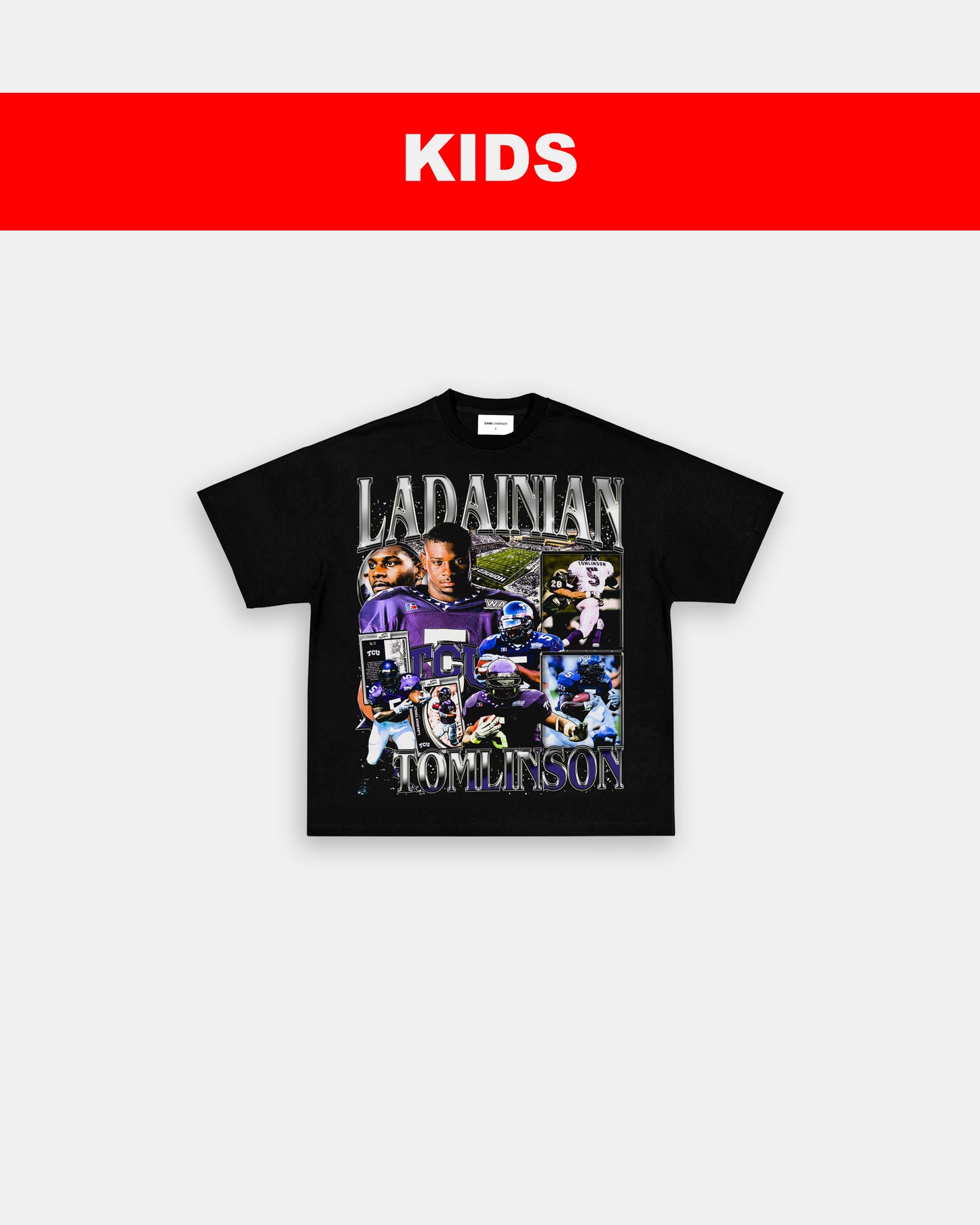 LADAINIAN TOMLINSON - TCU - KIDS TEE