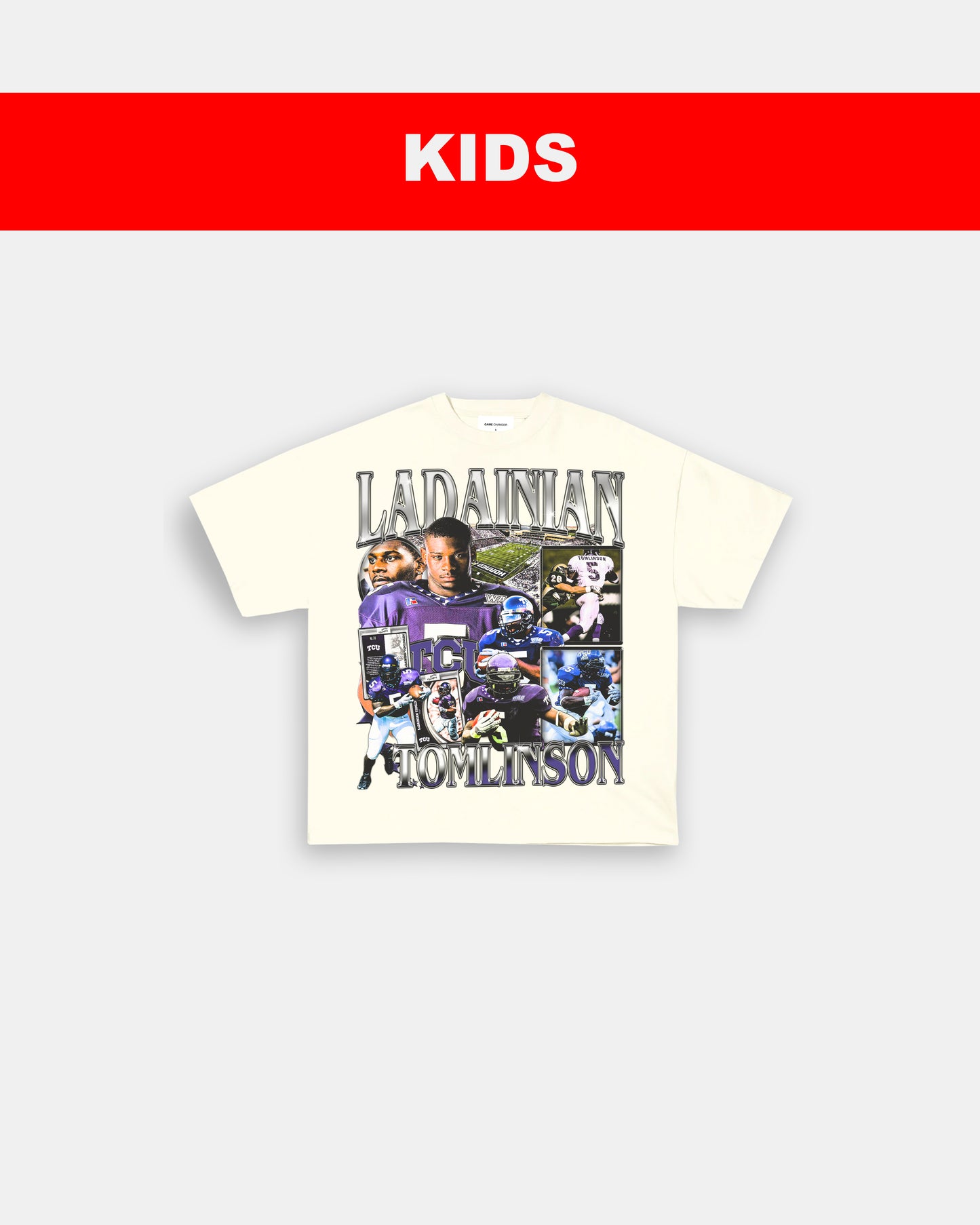 LADAINIAN TOMLINSON - TCU - KIDS TEE