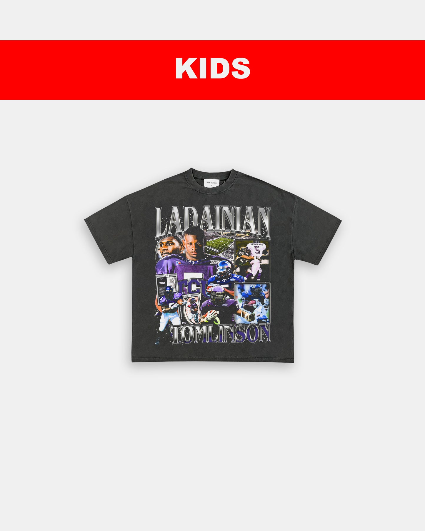 LADAINIAN TOMLINSON - TCU - KIDS TEE