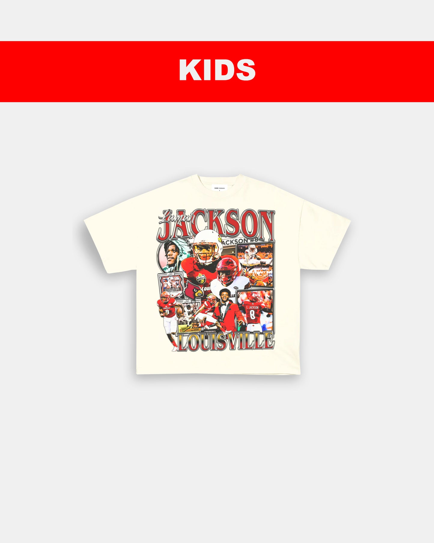 LAMAR JACKSON - LOUISVILLE - KIDS TEE