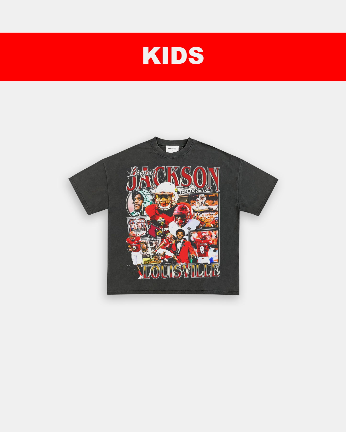 LAMAR JACKSON - LOUISVILLE - KIDS TEE