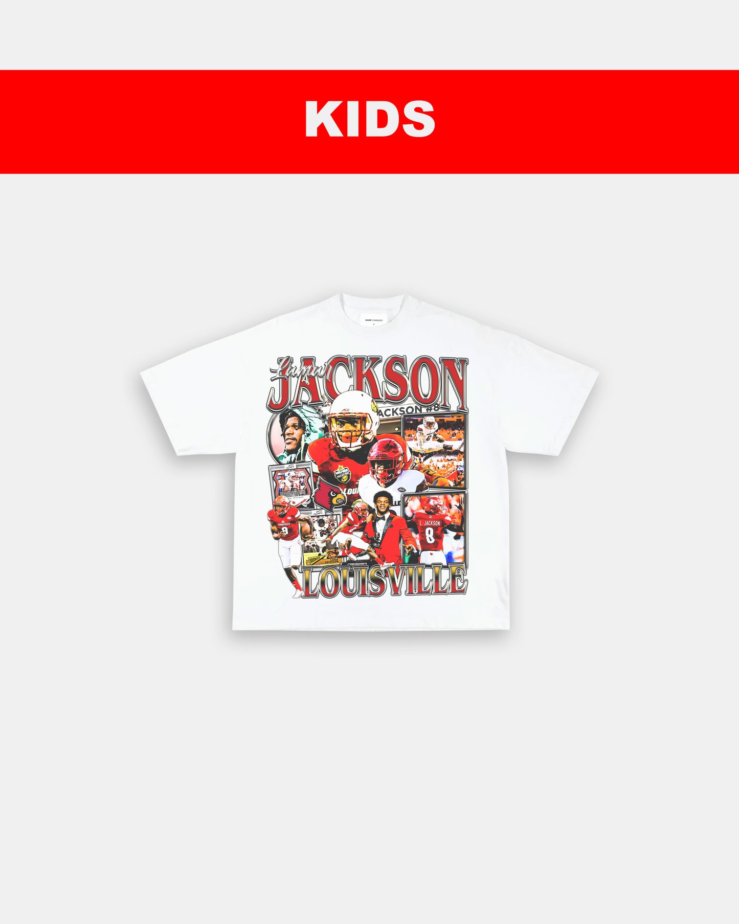 LAMAR JACKSON - LOUISVILLE - KIDS TEE