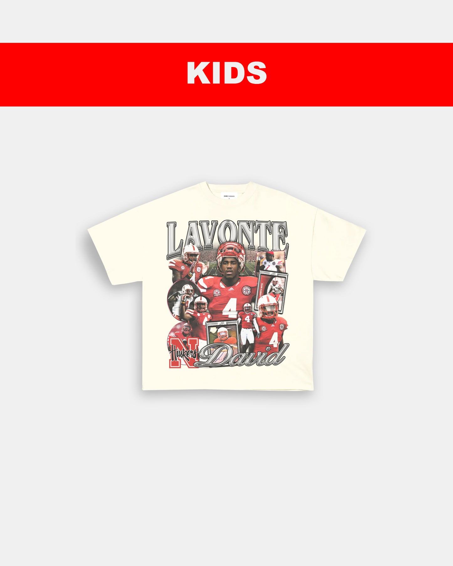 LAVONTE DAVID - NEBRASKA - KIDS TEE