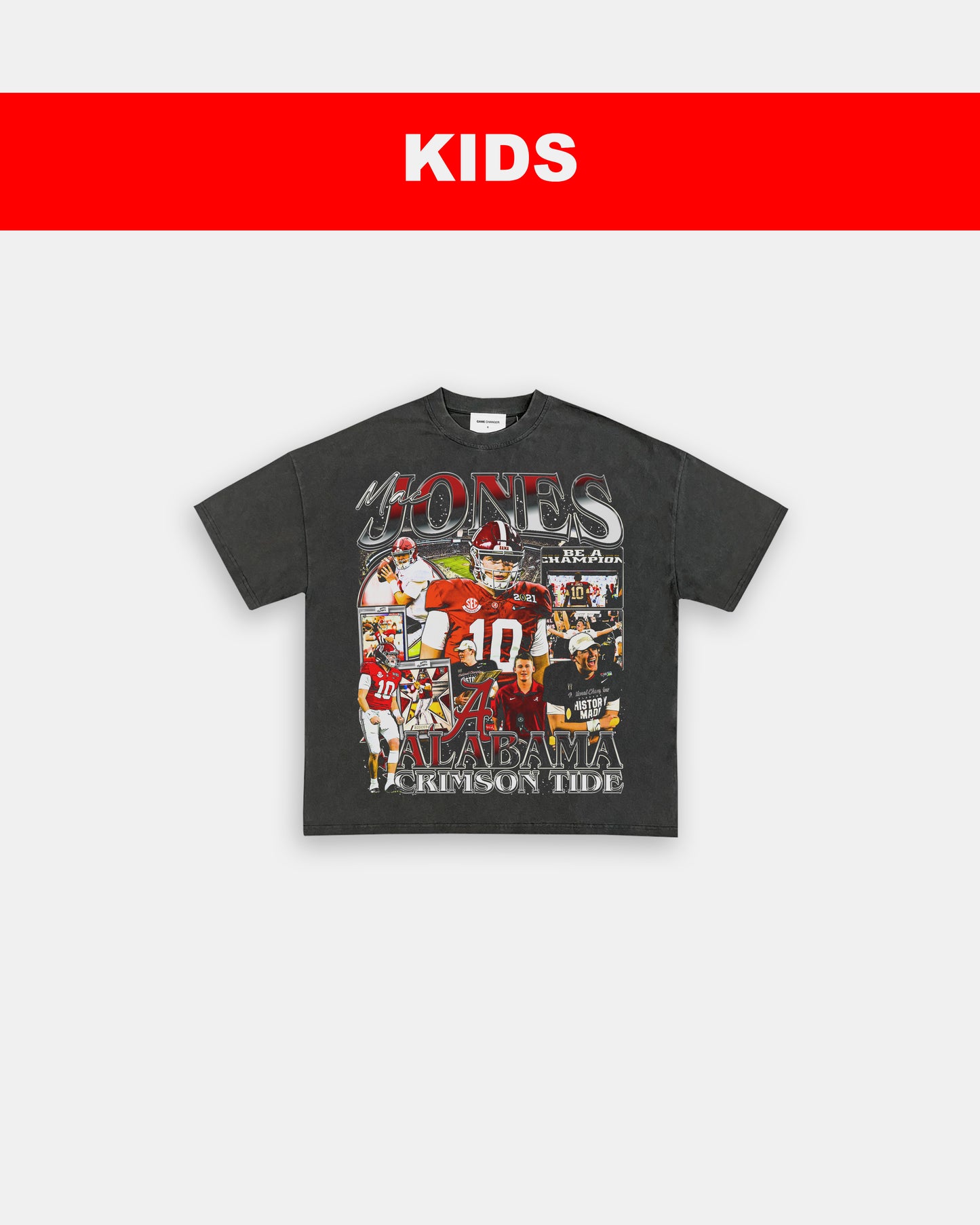 MAC JONES - ALABAMA - KIDS TEE