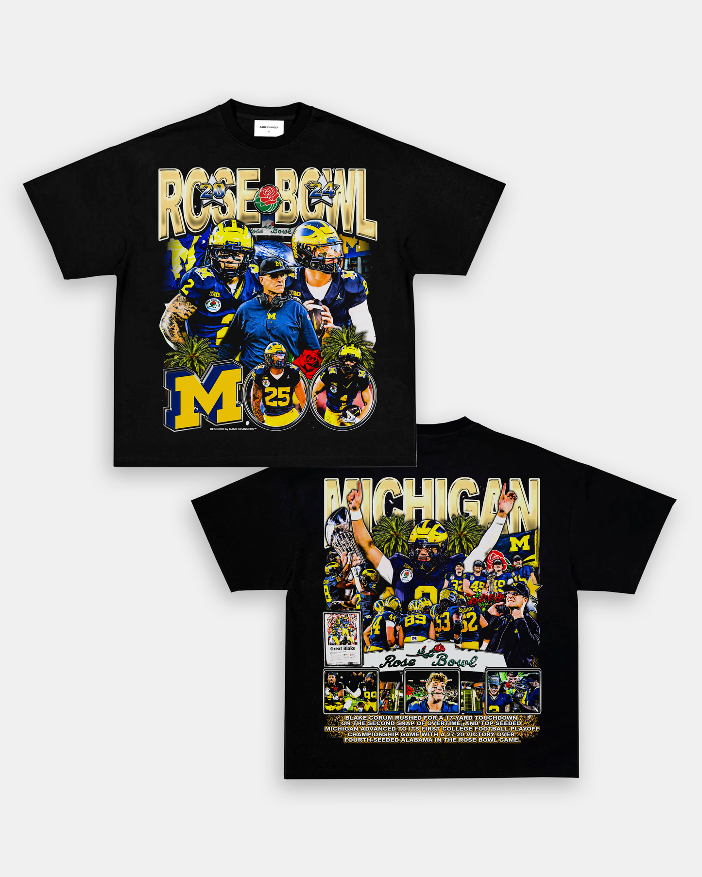 MICHIGAN - ROSE BOWL TEE - [DS]