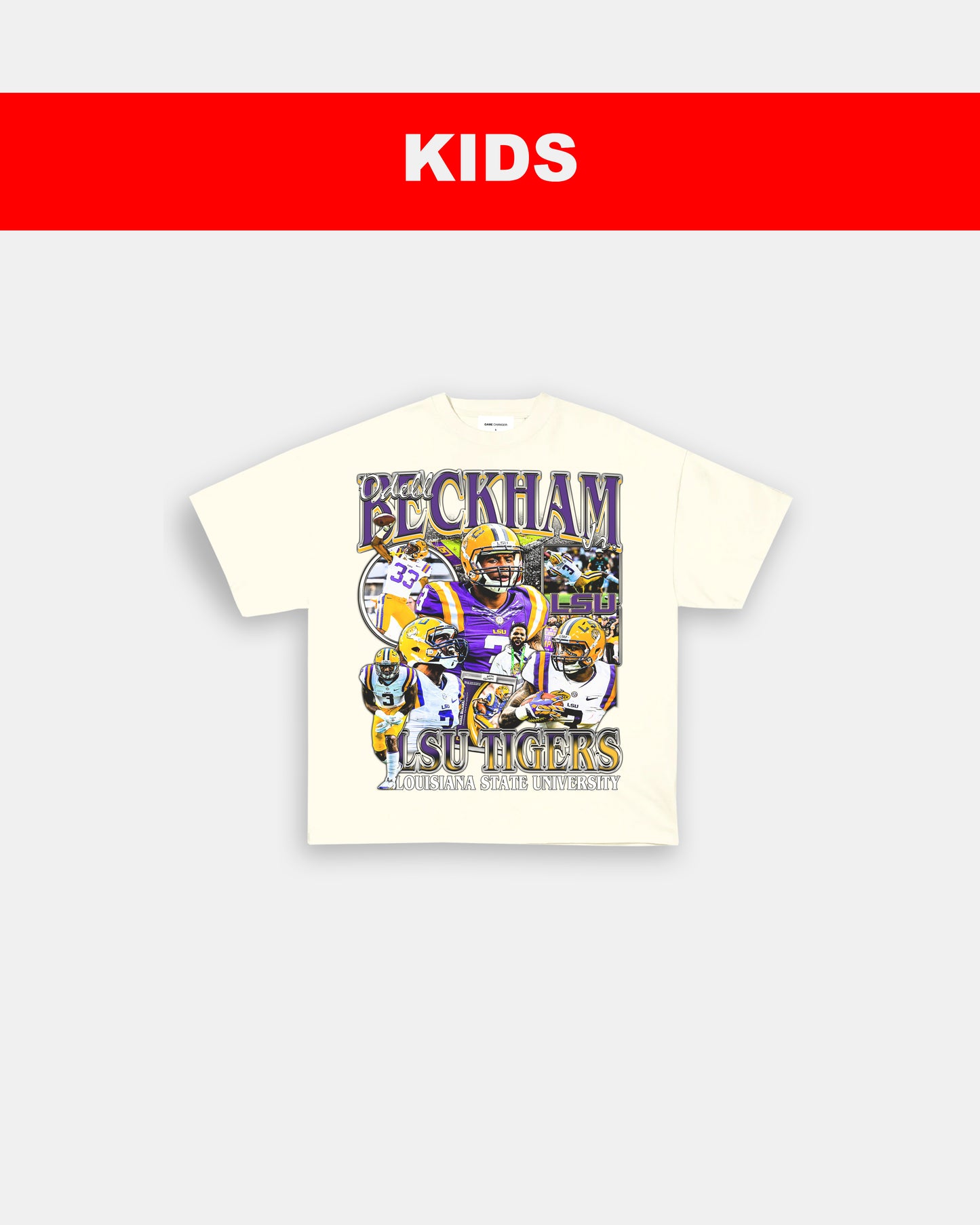 ODELL BECKHAM JR - LSU - KIDS TEE