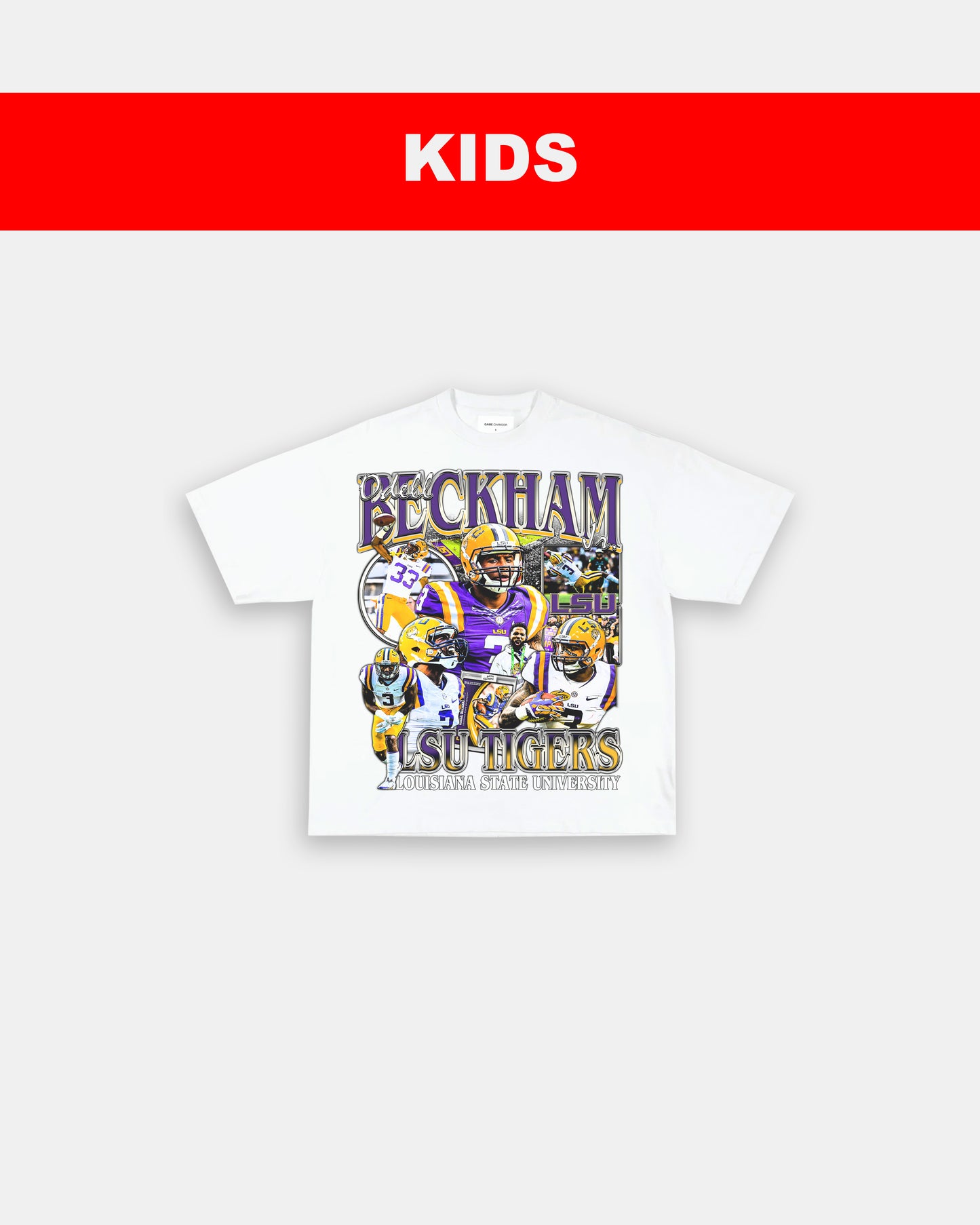 ODELL BECKHAM JR - LSU - KIDS TEE