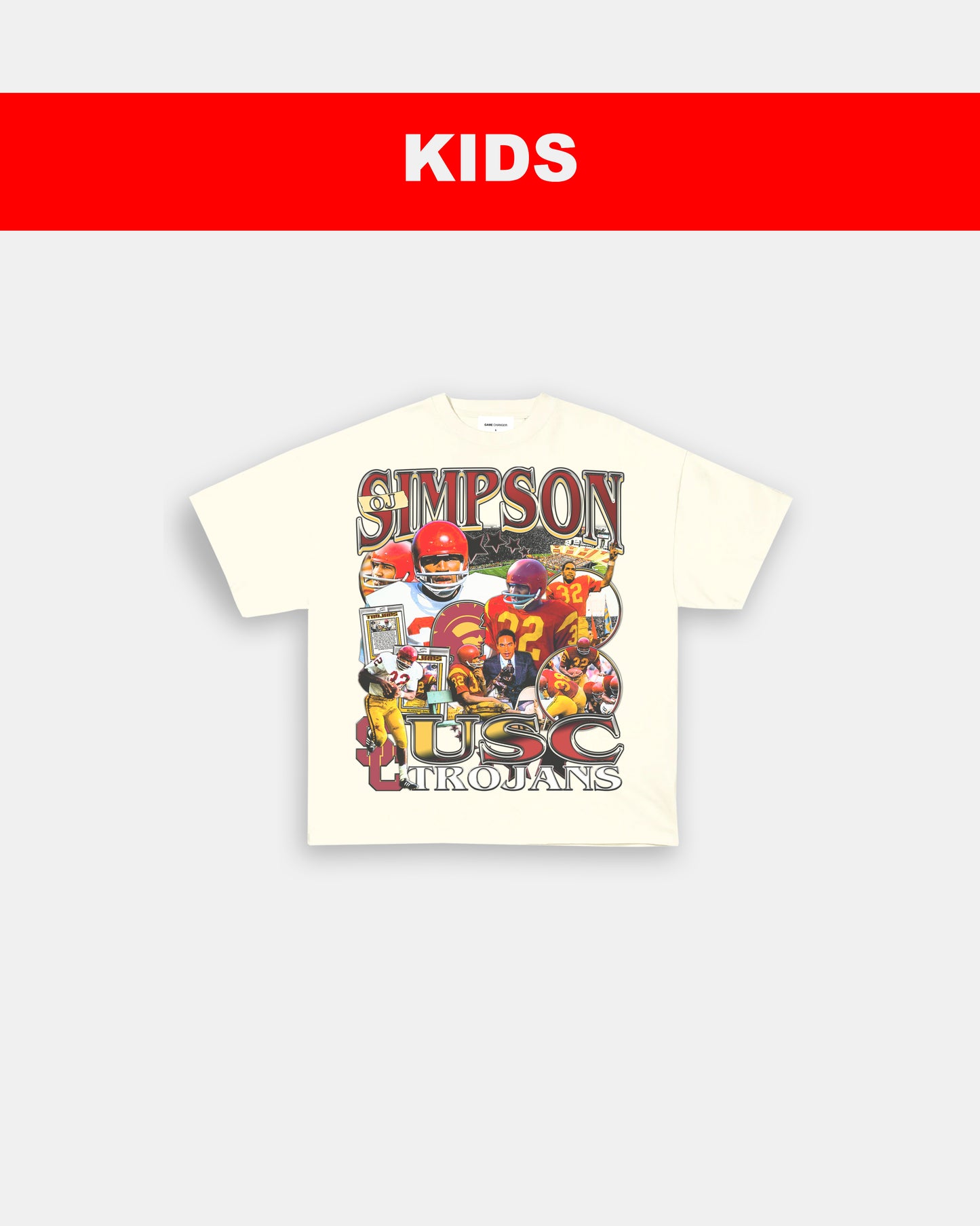 OJ SIMPSON - USC - KIDS TEE