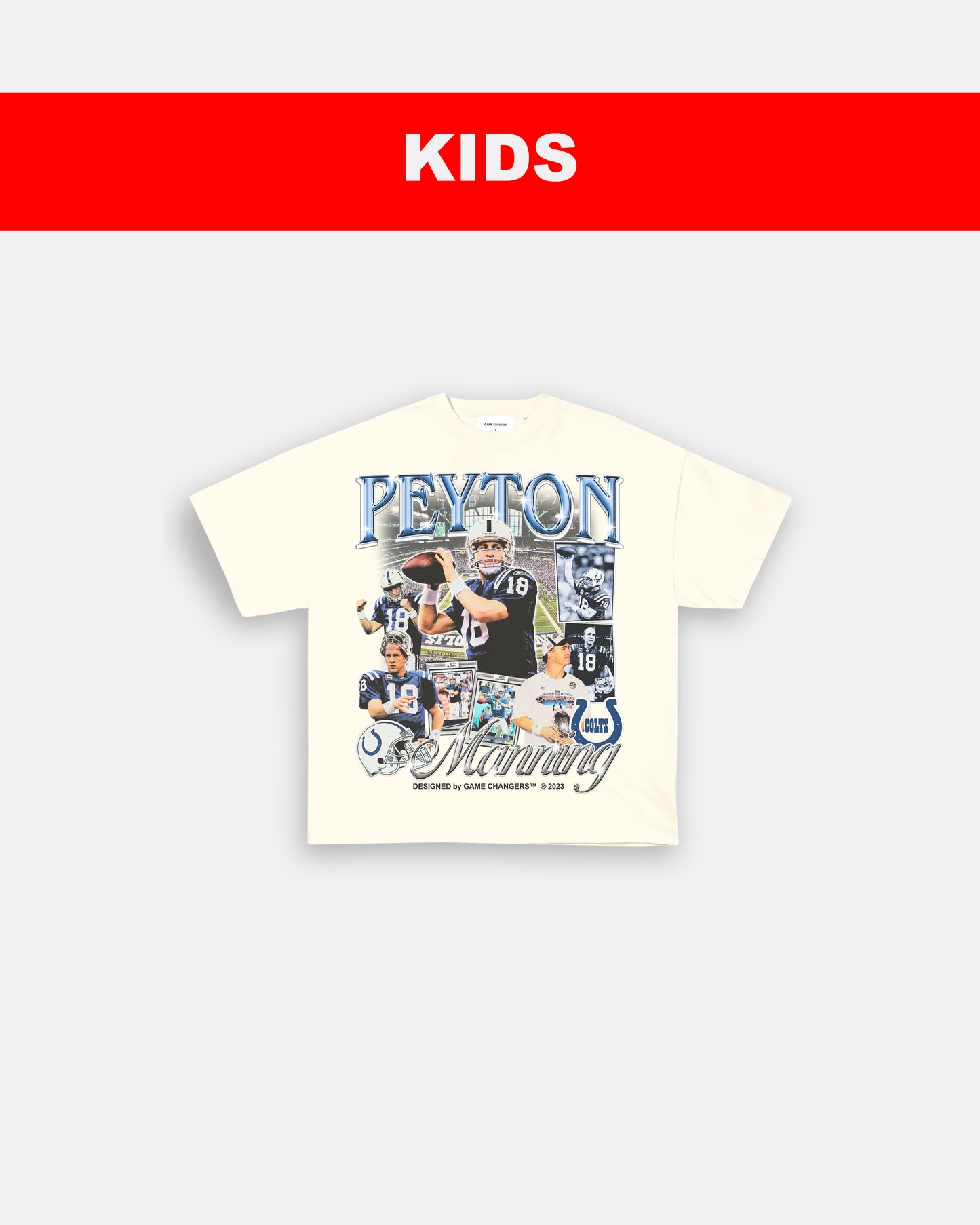 PEYTON MANNING 2 - COLTS - KIDS TEE