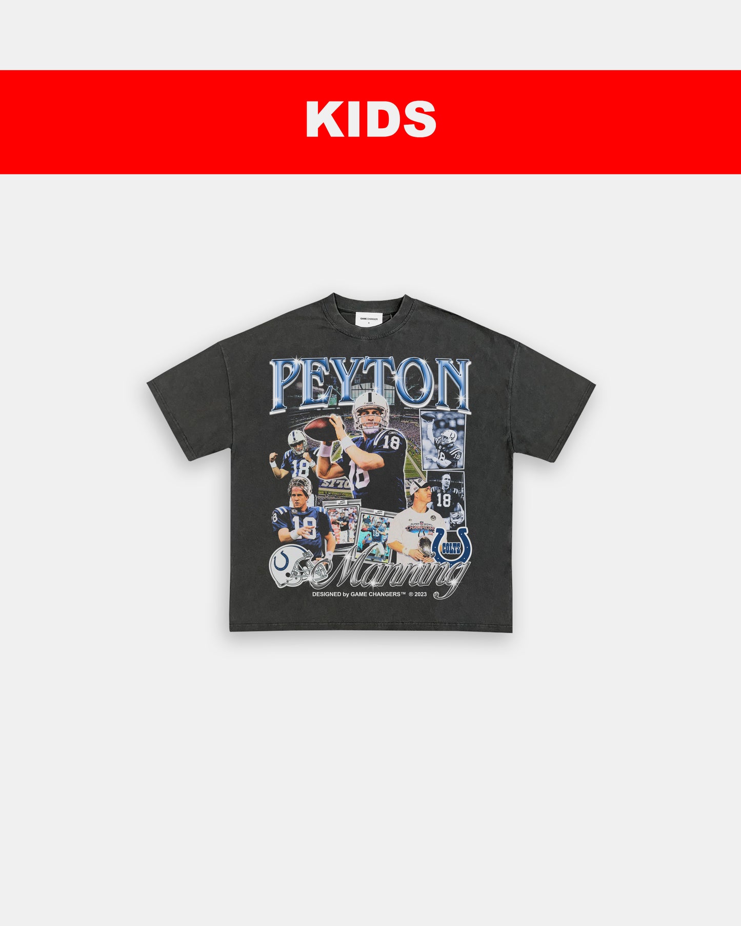 PEYTON MANNING 2 - COLTS - KIDS TEE