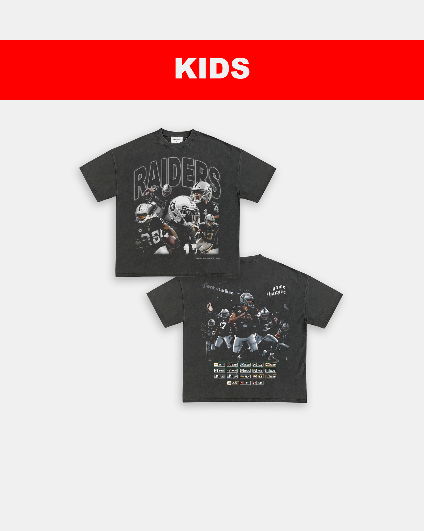 RAIDERS - KIDS TEE - [DS]