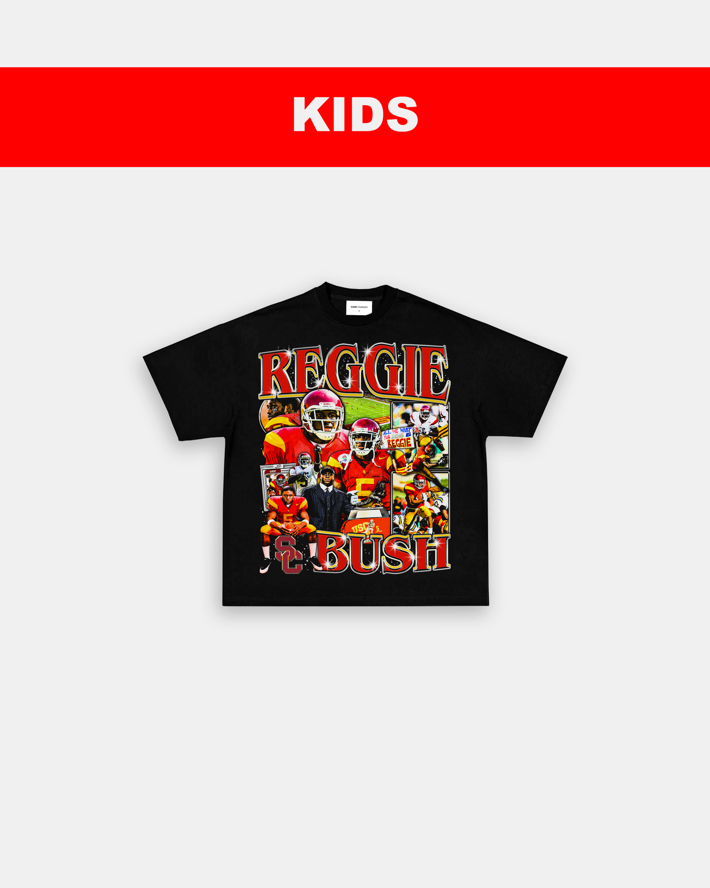 REGGIE BUSH USC - KIDS TEE