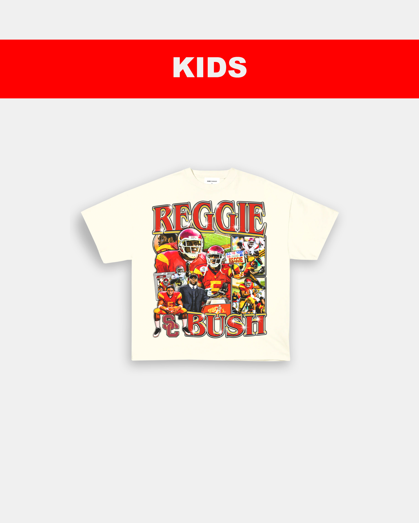 REGGIE BUSH USC - KIDS TEE