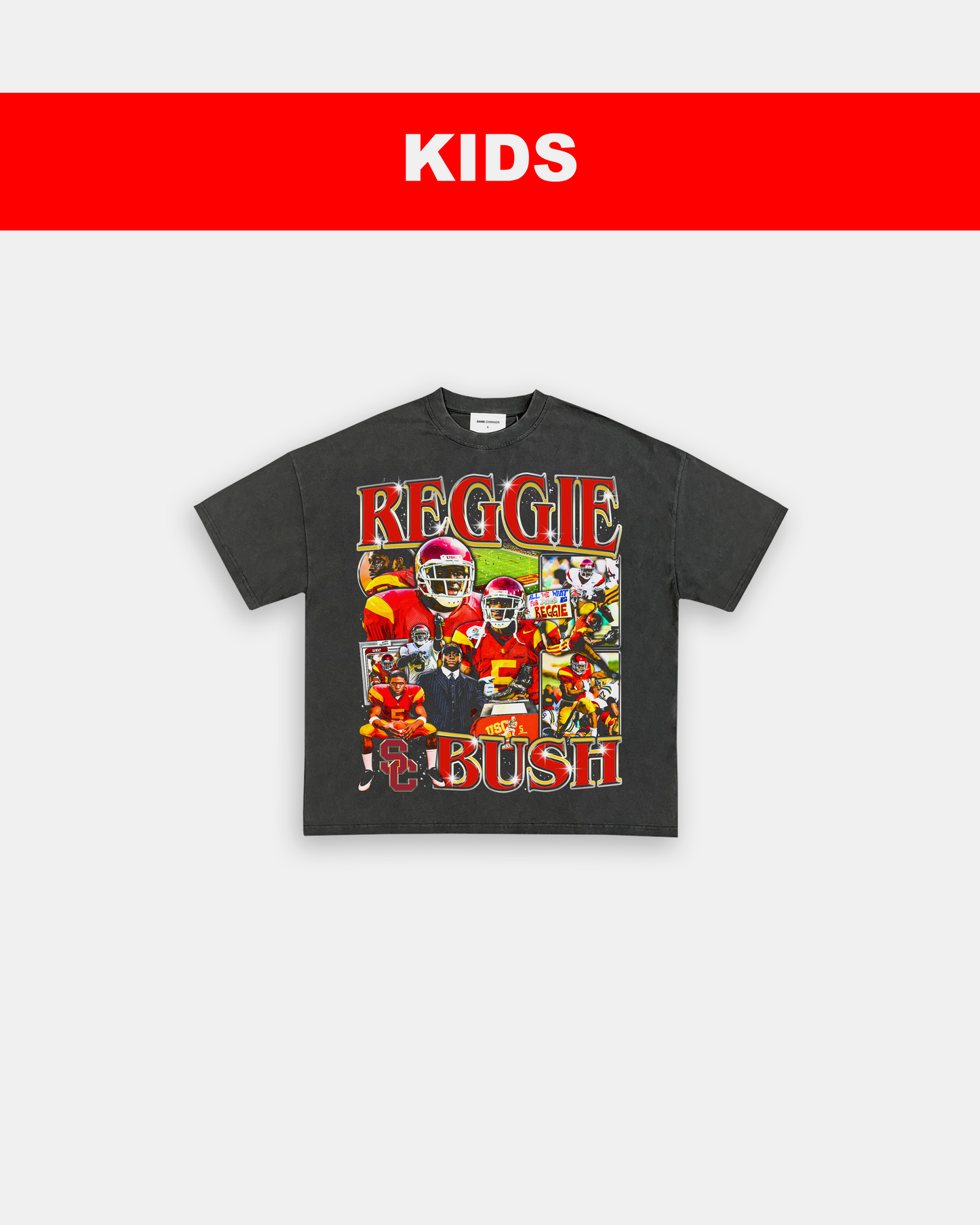 REGGIE BUSH USC - KIDS TEE