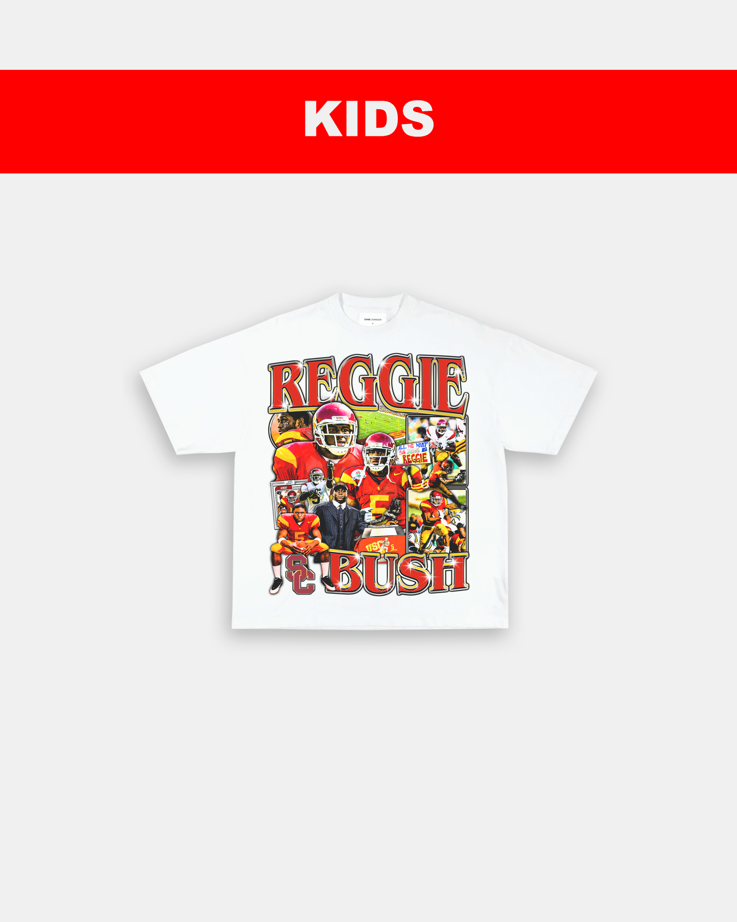 REGGIE BUSH USC - KIDS TEE