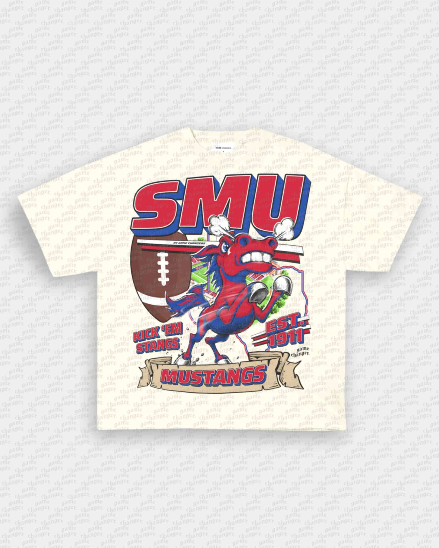 SMU FOOTBALL TEE