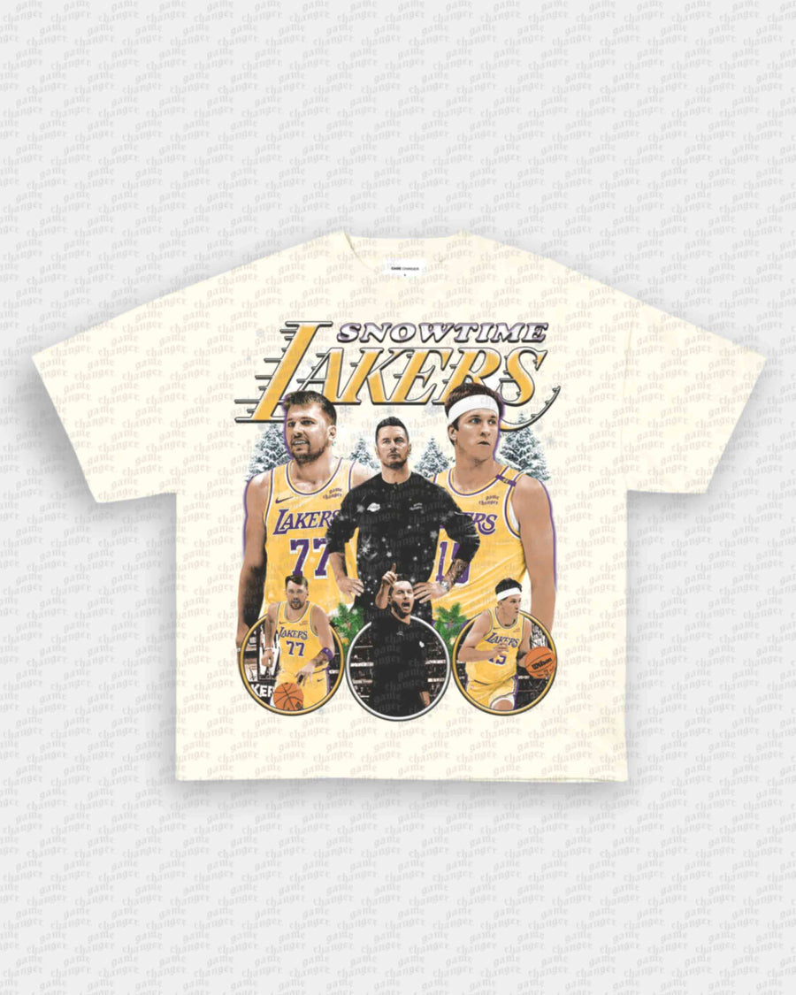 SNOWTIME LAKERS TEE