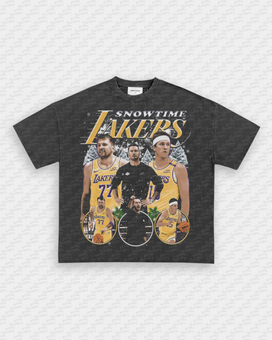 SNOWTIME LAKERS TEE