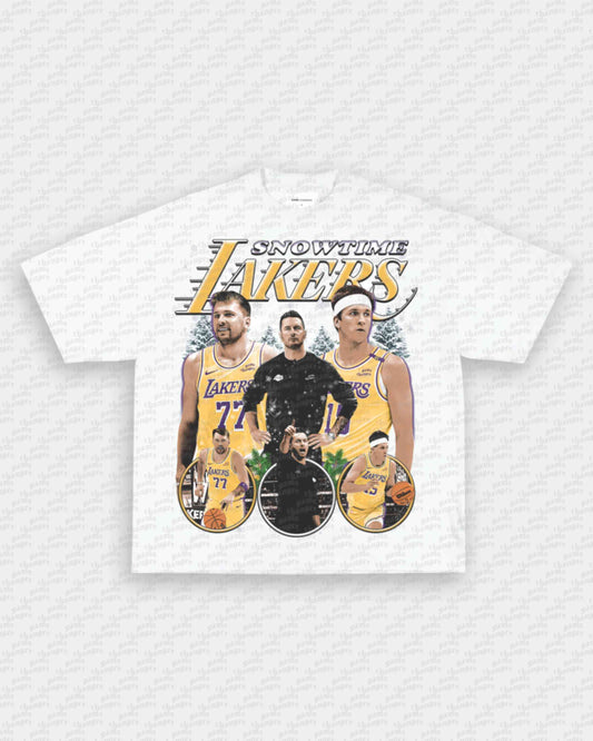 SNOWTIME LAKERS TEE