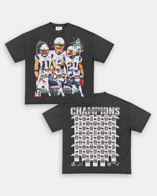 SUPER BOWL LI CHAMPS - PATRIOTS TEE - [DS]