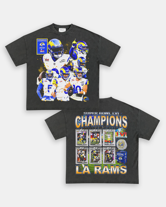 SUPER BOWL LVI CHAMPS - RAMS TEE - [DS]