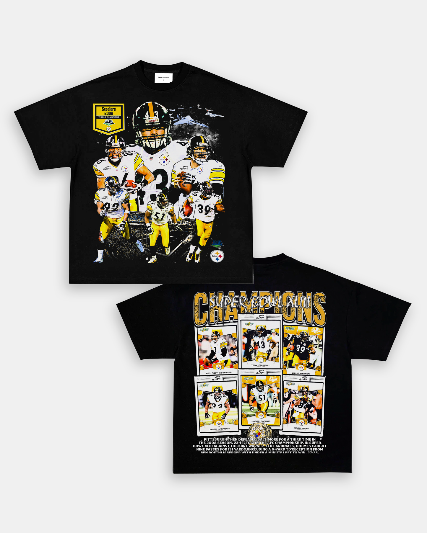 SUPER BOWL XLIII CHAMPS - STEELERS TEE - [DS]