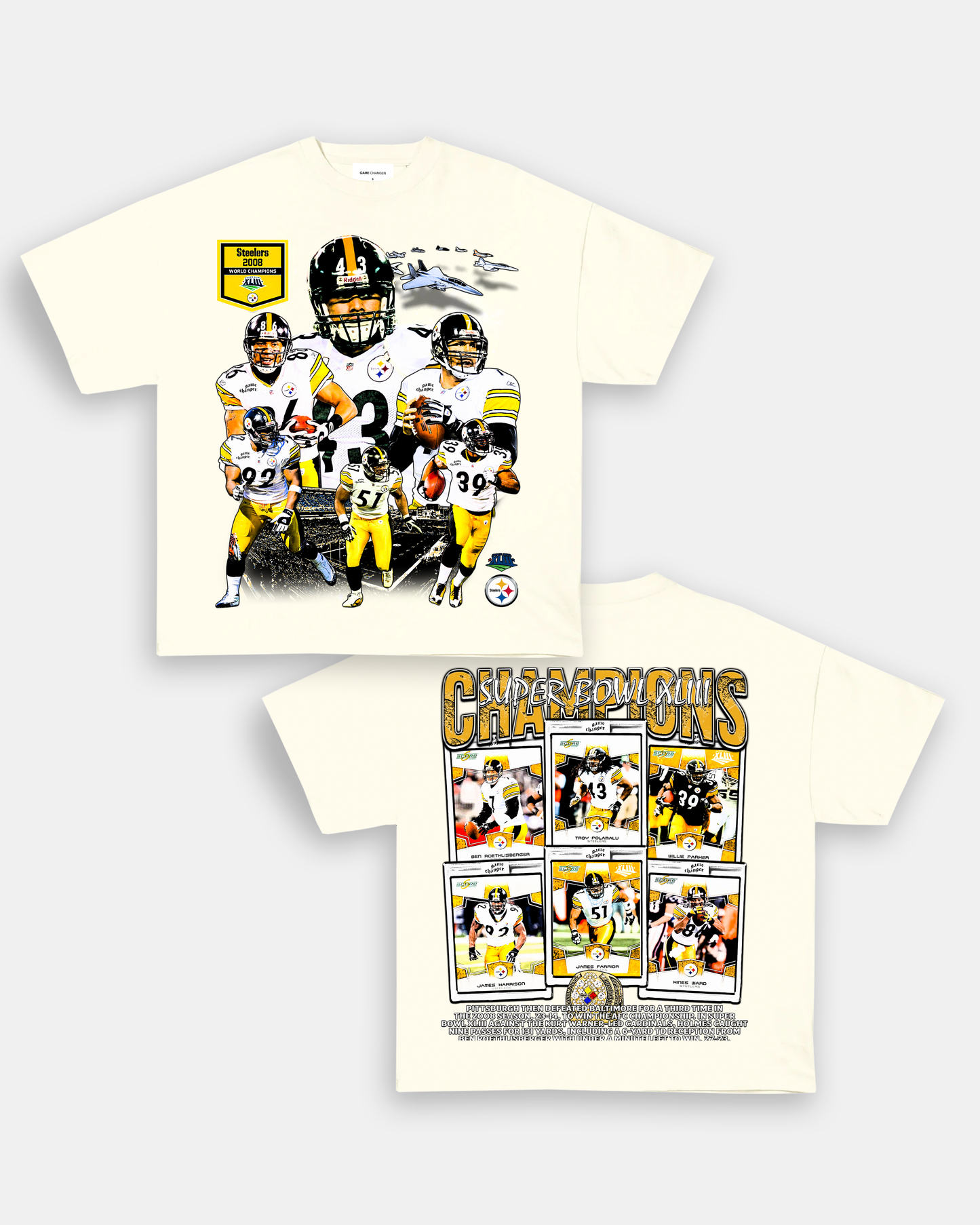 SUPER BOWL XLIII CHAMPS - STEELERS TEE - [DS]