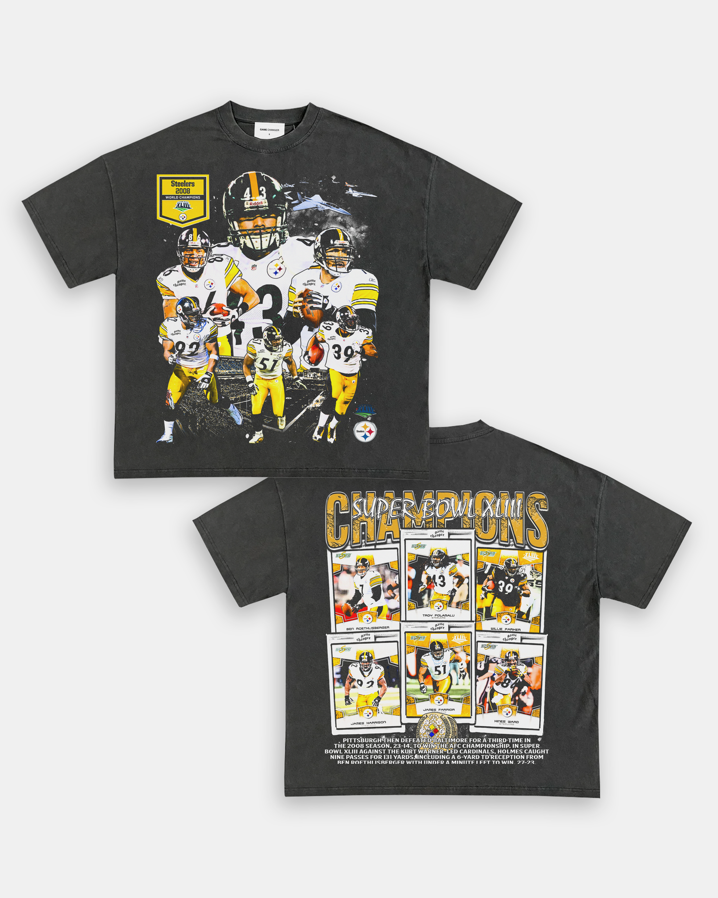 SUPER BOWL XLIII CHAMPS - STEELERS TEE - [DS]