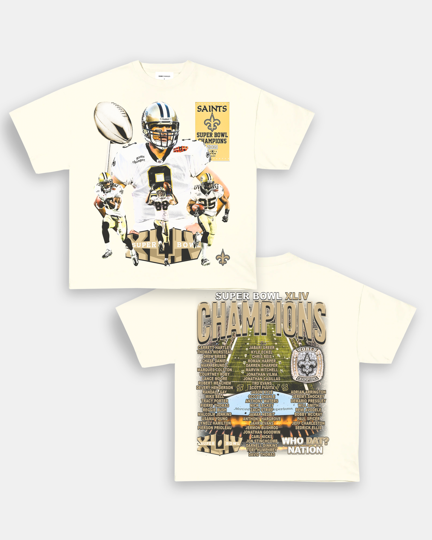 SUPER BOWL XLIV CHAMPS - SAINTS TEE - [DS]