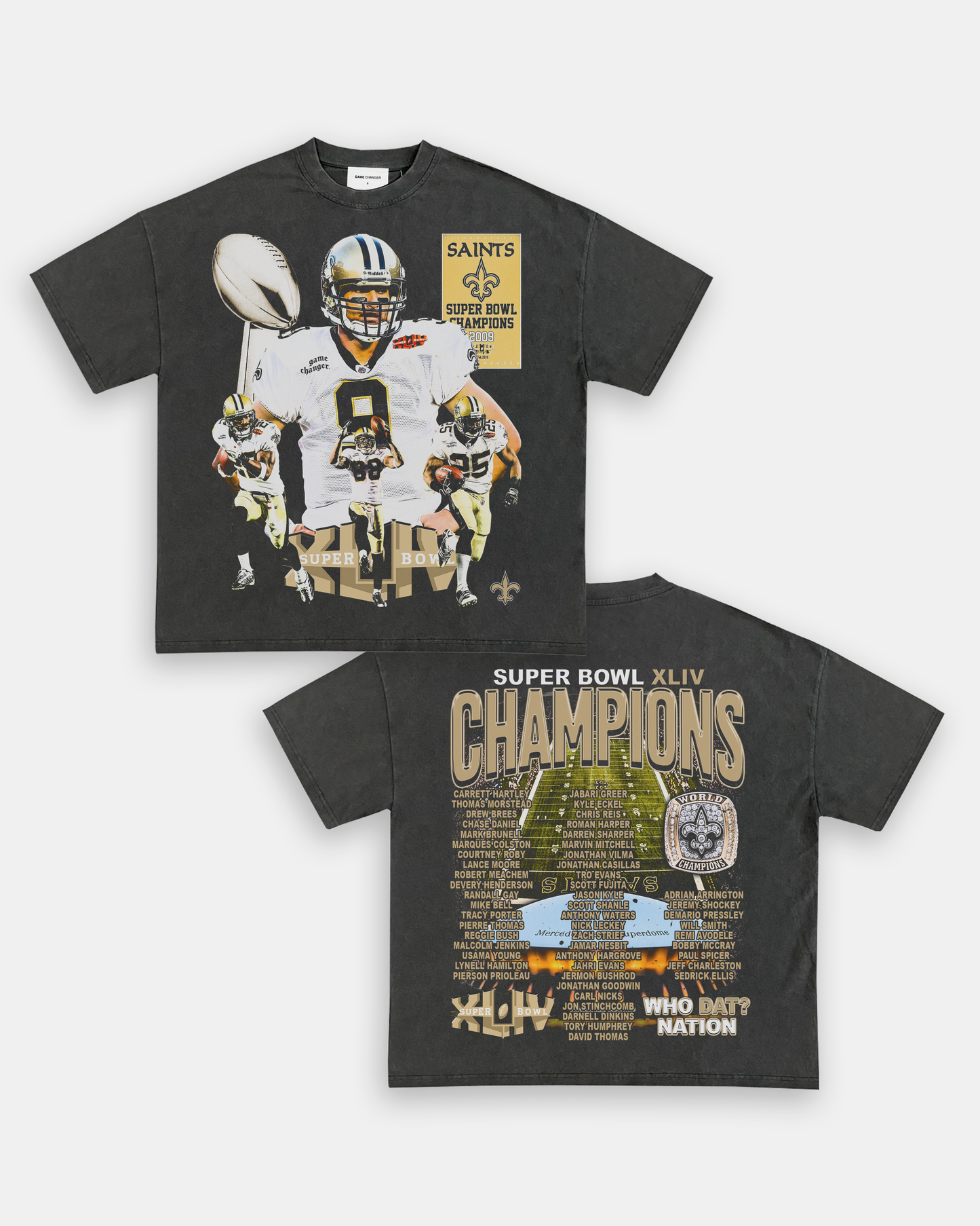 SUPER BOWL XLIV CHAMPS - SAINTS TEE - [DS]