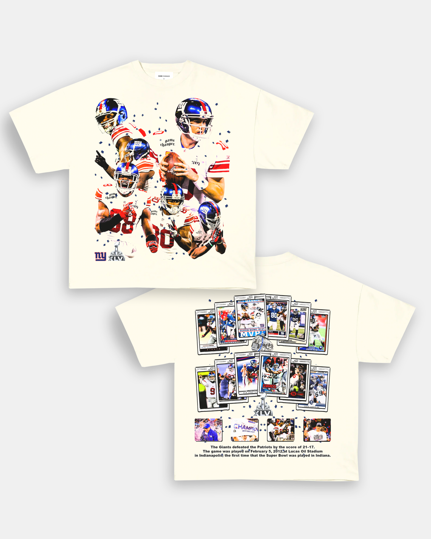 SUPER BOWL XLVI CHAMPS - GIANTS TEE - [DS]