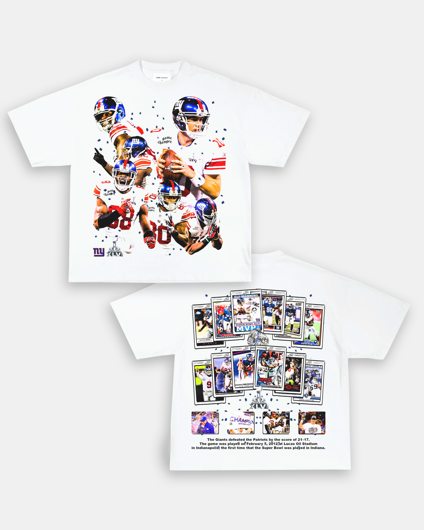 SUPER BOWL XLVI CHAMPS - GIANTS TEE - [DS]