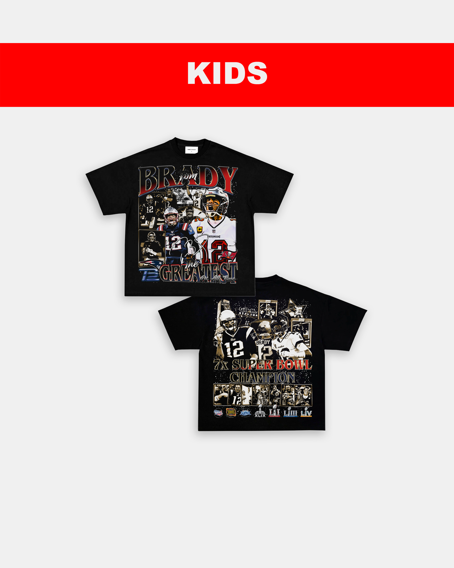 TOM BRADY - KIDS TEE [DS]