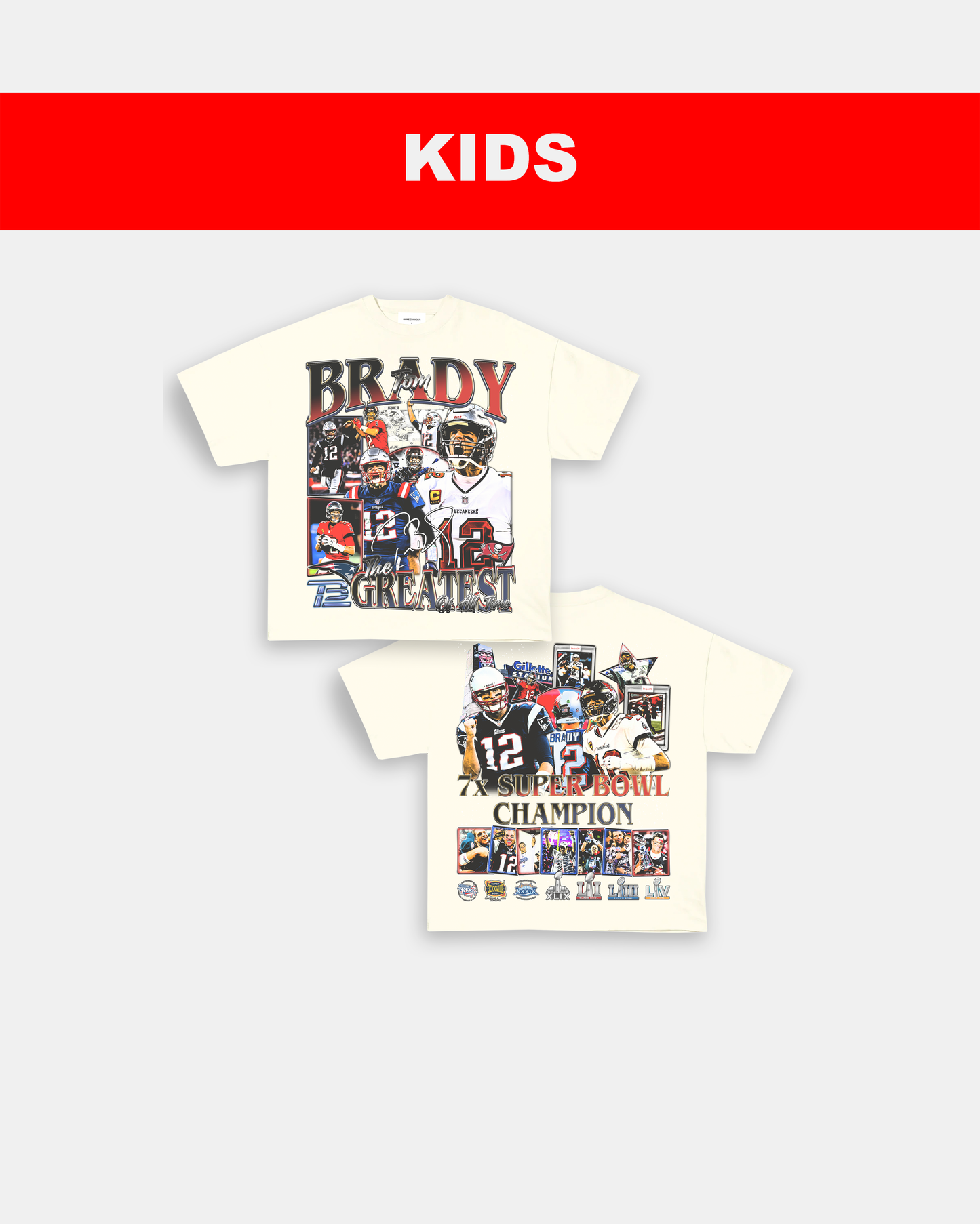 TOM BRADY - KIDS TEE [DS]